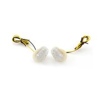 PY85MWOL Motorcycle turn signa Flush Mount Indicator Light Moto Flashing For YZF R1 R6 YZF R6S FZ1S For Fazer 1000 FZ6S For Fazer 600 Motorcycle Turn Signal