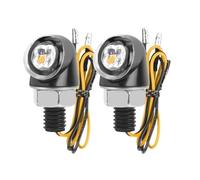 PY85MWOL Motorcycle turn signa LED Motorcycle Turn Signal Side Lamp Clear Lens 12V For Street Motorbike For Chopper Cruiser 8mm Light Accessories