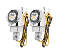 PY85MWOL Motorcycle turn signa LED Motorcycle Turn Signal Side Lamp Clear Lens 12V For Street Motorbike For Chopper Cruiser 8mm Light Accessories