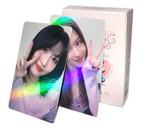 PYAJUU KPOP TWICE Photocards 50PCS TWICE Laser Photocards Album Photo Cards Gift for Fans Kpop Gift Set