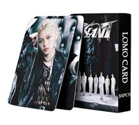 PYAJUU Stray Kids Photocards K-pop Stray Kids Giant Album Photocards 55PCS StrayKids ATE Album Photo Cards Straykids Merch Boys and Girls Cards