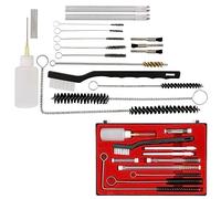 Pyanegn 23PCS Professional Sprayer Cleaning Brush Cleaning Kit Cleaning Tool Paint Brush Cleaning Oil Plastic+Metal