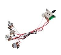 Pyanegn Pots For Strat Guitar PreWired 1 Volume 2 Tone Control 5 Way Switch 3-500K Pot
