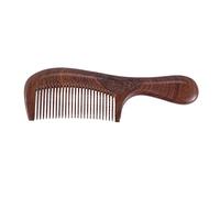Pyanegn Unisex Sandalwood Comb Women Men Home Travel Wood Anti-Static Fine-Tooth Comb Wooden Handles Hair Comb