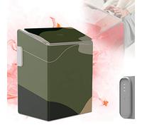 PYapron Electric Foot Warmer, Foldable Far Infrared Heating Panel, Three-level Temperature Control, Fast Heating, Panel Heater Electric Heating Overheat Protection for Cold Feet or Knee,color2