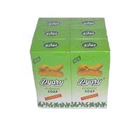 Pyary Ayurvedic Soap Turmeric 6Pcs | Reduces Inflammation & Dryness | Scar Remover