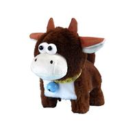 Pyasuye Educational Electric Cattle Animated Plush Cow Toy with Walking Feature and Simulation Sound for Baby Crawl Learning Walking Animal Toy