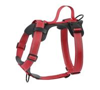 Pyasuye Polyester Dog Harness with Release Buckles and Reflective Safe Stripe for Breeds Outdoor Activity Walking Hiking Gear Dog Walking Gear