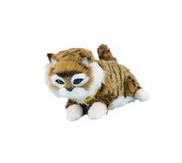 Pyasuye Robotic Pet Plush Companion Pet Robot with Head Shaking Function and Purring Sounds Children ' s Educational Animal Toy