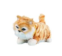 Pyasuye Robotic Pet Plush Companion Pet Robot with Head Shaking Function and Purring Sounds Children ' s Educational Animal Toy