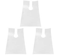 Pyatofy 300Pcs PE Apron Disposable Long Barber Cloth Perm Hair Salon Haircut Hairdressing Cape Shawl 60X90cm