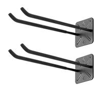 PYBTOOL Heavy Duty 12-Inch Garage Hooks, Wall-Mounted Tool Organizer for Tires, Ladders, and Folding Chairs - Versatile Double Hooks for Garage Storage