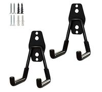 PYBTOOL Heavy Duty Garage Hooks, Garage Storage Utility Hooks, Garden Tools Storage Organizer, Wall Mount Steel Hooks(2Pack, Small U Hook)