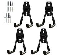 PYBTOOL Heavy Duty Garage Storage Utility Hooks, Steel Wall Mount Hooks, Garage Garden Tool Organizer, Hanging Utility Wall Hooks, Steel Garage Garden Hooks, Small U Hooks Tool Storage Organizer