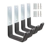 PYBTOOL Utility Hooks for Garage Wall, Heavy Duty Garage Storage Hooks, Garden Tool Organiser, Steel Wall Mounting Storage Hooks (Small 9 x 12 cm)