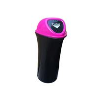 PYBYCEGNZK Car Bin 1Pc For Mini Car Trash Can Portable Dustbin With Lid Leak-proof Bin For Automotive Home Bedroom Office Garbage In-Cars Bins(Rosered)