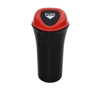 PYBYCEGNZK Car Bin 1Pc For Mini Car Trash Can Portable Dustbin With Lid Leak-proof Bin For Automotive Home Bedroom Office Garbage In-Cars Bins(Red)