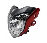 PYBYCEGNZK For FZ16 FZ 16 YS150 FAZER150 YS FAZER 150 Front Head Light Signal With Bulb Bracket Assembly Motorcycle Led Headlight Motorbike LED Spot Light(Red)