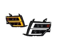 PYBYCEGNZK Front headlight assembly For Pajero V93 V97 Headlight 2005-2021 LED Head Lamp Upgrade Modified Dynamic Signal Auto Accessories Headlamp assemblys