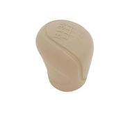 PYBYCEGNZK Gear Shift Knob Cover Car Silicone Gear Shift Knob Cover Gear Shift Non-Slip Grip Handle Protective Covers Manual 5 6-Speed Car Interior Accessories(Beige)