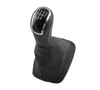 PYBYCEGNZK Gear Shift Knob Cover for Skoda for Fabia for MK1 2000 2001 2002 2003 2004 2005 2006 2007 2008 5 Speed Pu Leather + Plastic Gear Shift Knob with Boot