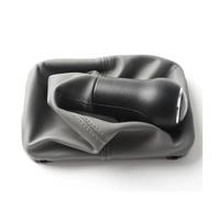 PYBYCEGNZK Gear Shift Knob Cover for VW for Beetle 1998 1999 2000 2001 2002 2003 2004 2005 2006 2007 2008 2009 2010 5 Speed Gear Stick Shift Knob Leather Boot(6 Speed Gray)