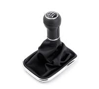PYBYCEGNZK Gear Shift Knob Cover for VW for Golf for Bora for Jetta for GTI for MK4 1999 2000 2001 2002 2003 2004 Knob Boot PU Leather 5 Speed Gear Shift Knob Gaitor Boot