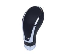 PYBYCEGNZK Gear Shift Knob Cover Universal Car Gear Shift Knob Gear Stick Manual Transmission Shifter Lever with Adapters 10.5cm Black Red PU Leather(Black 10.5cm)