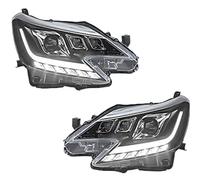 PYBYCEGNZK LED Headlights For Toyota For REIZ For MARK X 2013 2014 2015 2016 2017 Upgrade LED Dynamic Demon Eye Style Projector Three Lens Accessories Car Front Lamps Front Lights