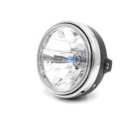 PYBYCEGNZK Motorcycle Headlight For CB400 CB500 CB1300 Hornet 250 600 900 VTEC VTR VT250 ZX400 Basic Head Light Round Motorcycle Front Headlight Headlamp LED Headlamp