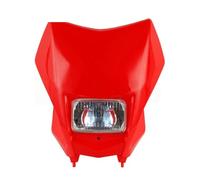 PYBYCEGNZK Motorcycle Headlight For CRF230F CRF230 CRF150F CRF 150F 230F Motorcycle Headlight Front Running Lamp Racing Head Light LED Headlamp(Red)