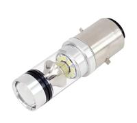 PYBYCEGNZK Motorcycle Headlight Universal Motorcycle Double-claw High-power Headlight H6 BA20D 20led Bulb Front Bright LED Headlamp