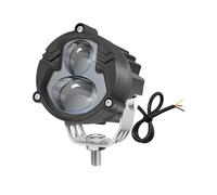 PYBYCEGNZK Motorcycle High-power Spotlight LED Dual Color External Far And Near Off-road Vehicle Modification Headligh Motorbike LED Spot Light(1pcs)