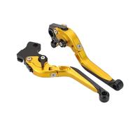 PYBYCEGNZK Pit Bike Clutch Lever for Ducati Scrambler 800/803 Classic Full Trottle Icon 2015-2017 Motorcycle Adjustable Extendable Brake Clutch Lever Motorbike Parts(Gold)