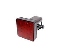 PYBYCEGNZK Rear Combination Light For Pickup Trucks SUV For With Class III 2" X Hitch Receiver Smoked/Red Lens 15-LED Red Tail/Brake Light Rear Fog Rears Lamp(Red Lens)
