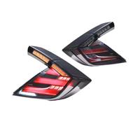 PYBYCEGNZK Replacement Passenger Side Left Rear Light For Civic Hatchback Type-R 2016 2017 2018 2019 2020 2021 LED Dynamic Turn Signal Black Rear Lamps Assembly