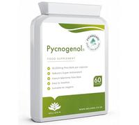 Pycnogenol® French Maritime Pine Bark Extract - 60 Capsules | Providing Naturally Powerful Bioflavonoids | High Bioavailability Pycnogenol | Suitable for Vegans - Made in The UK by Hellenia