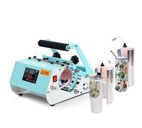 PYD Life 2 in 1 40 OZ 30 OZ Tumbler Heat Press Machine 220 V Mint Green