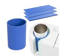 PYD Life 9.8 x 4.7 Inch Blue Silicone Tumbler Wrap for Mug Press 3 Pack