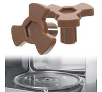 PYEUIFT 2 Pieces Coupler for Turntable Microwave Turnstile for Microwave Turntable Coupler Microwave Turntable Coupler Plastic Y Plate Holder for Replacement Drive Part Microwave (2 Pieces