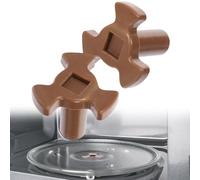 PYEUIFT Pack of 2 Coupler for Turntable Microwave Turnstile for Microwave Turntable Coupler Microwave Turntable Coupler Plastic Y Plate Holder for Replacement Drive Part Microwave (3