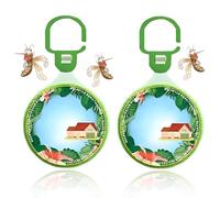 PYEUIFT Pack of 2 Mosquito Repellent Door Sign, Anti Mosquito Door Sign, Bedroom & Tent, Indoor/Outdoor Anti-Mosquito Door Sign, for Families, Camping & Holidays