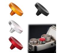 PYEUIFT Pack of 4 Camera Shutter Button Replacement for X100VI X100 XT30 XT50 XT5 Black Gold Red White Suitable for X-T4 X-T30 II X100V Camera Accessories Easy to Install