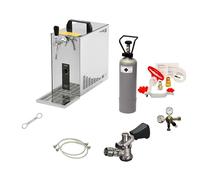 PYGMY 25 Beer Pump Machine Pro 1 Line, 35 Litres/h, Green Line, Cleaning Kit for Beer and Keg Pump (Type M)