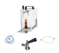 PYGMY 25/K Beer Dispenser Set w/ Diaphragm Pump, 35L/h Steel Dry Cooler, Green
