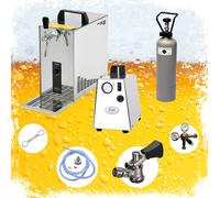 PYGMY 25 Single-Line Dry Beer Cooler Complete Set 35L/h Combo Tap