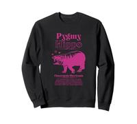 Pygmy Hippo Cute Encyclopedia Vintage Zoology Sweatshirt