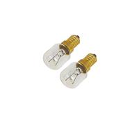 Spares2go Pygmy Light Bulb Lamp for De Dietrich Oven Cooker (Pack of 2, 15w, SES, E14)