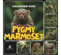 Pygmy Marmoset Calendar 2026: Tiny Jungle Monthly Nature Rainforest Life and Organize Your Year with Adorable Primates