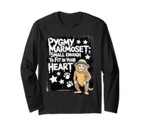 Pygmy Marmoset Small Enough to Fit in Your Heart Long Sleeve T-Shirt